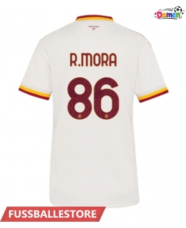 Günstige AS Roma Rodrigo Mora #86 Auswärtstrikot Damen 2026-27 Kurzarm